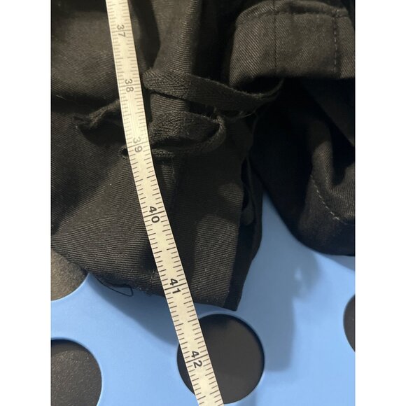 UNIF Women Pants Ruched Bottom in Black size 27 - Picture 11 of 14